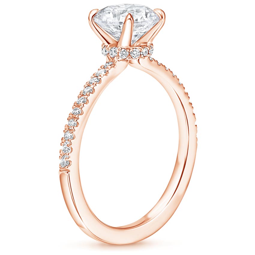 Solitaire Accent Ring 1.50 carat Center Diamond